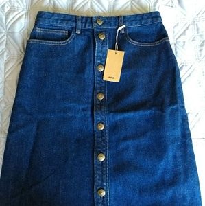 A.P.C. Jean Skirt